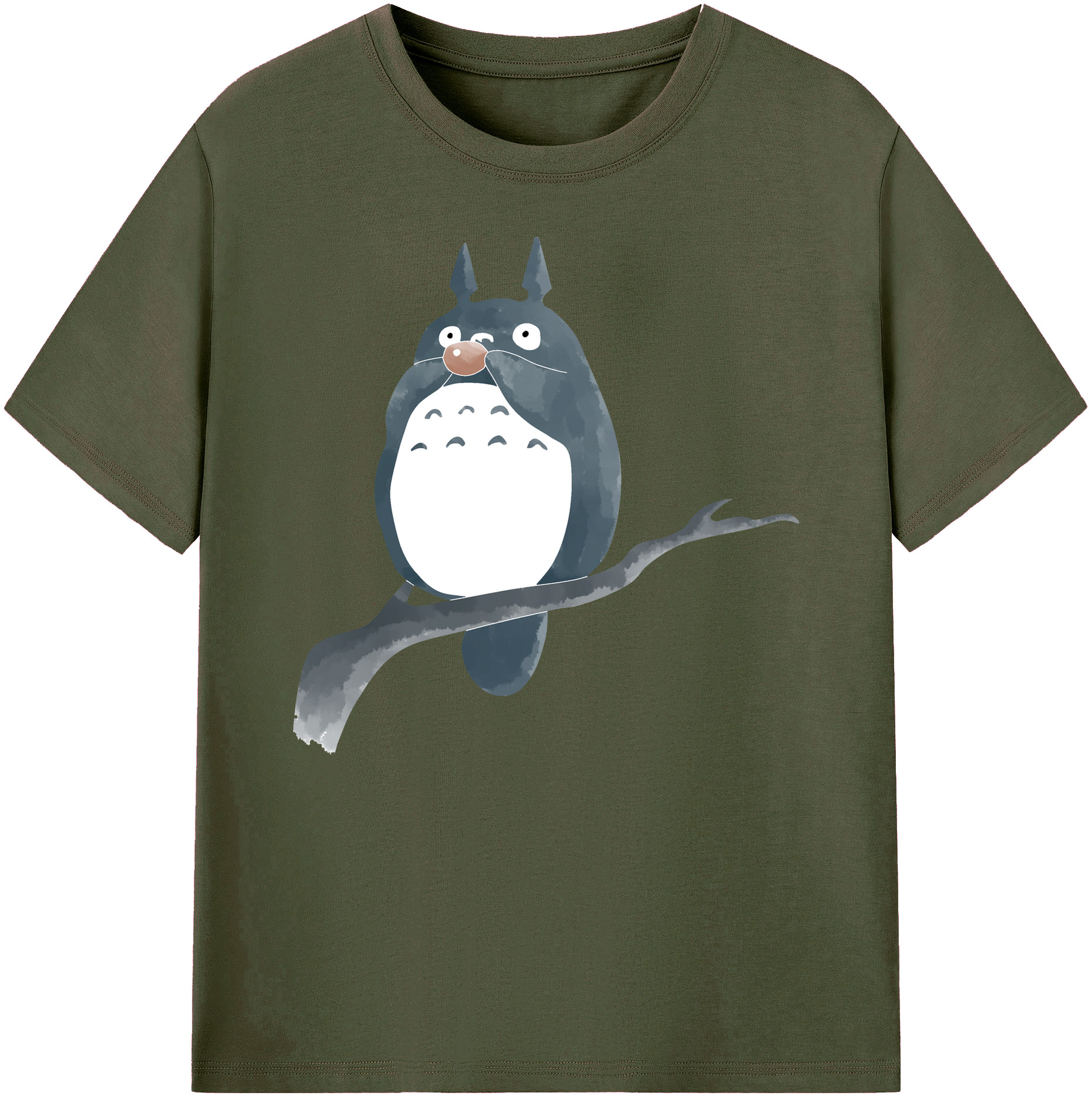（画像用） となりのトトロ 草壁メイ 草壁サツキ My Neighbor Totoro Satsuki Kusakabe Mei Kusakabe 綿100％ メンズ半袖Tシャツ｜肌触りやわらか＆通気性